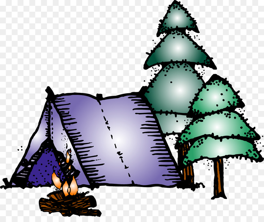 Escena De Acampada，Carpa PNG