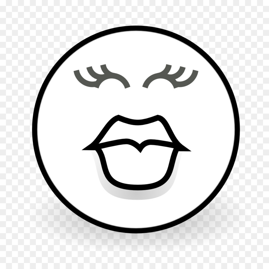 Emoticono，Beso PNG