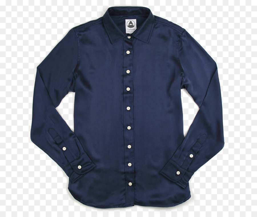 Camisa De Vestir，Azul Cobalto PNG