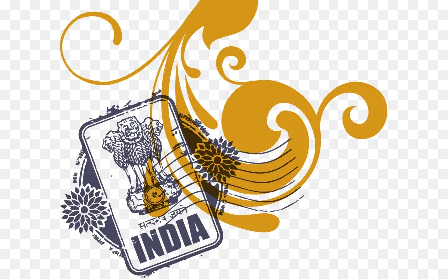 La India，Pasaporte De La India PNG