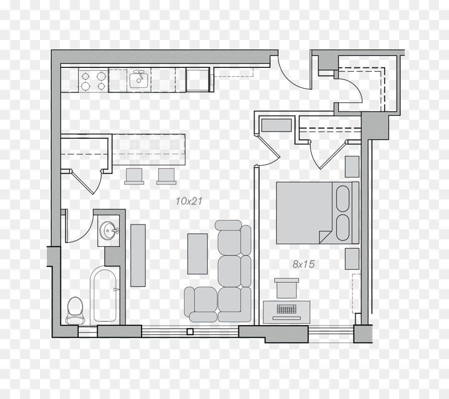 Plano De Planta，Alojamiento PNG