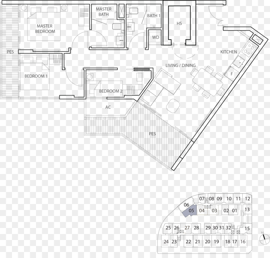 Kap Residencias De La Alameda，Plan De Piso PNG