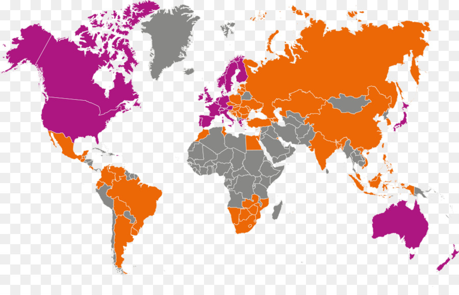 Mapa Mundial，Países PNG