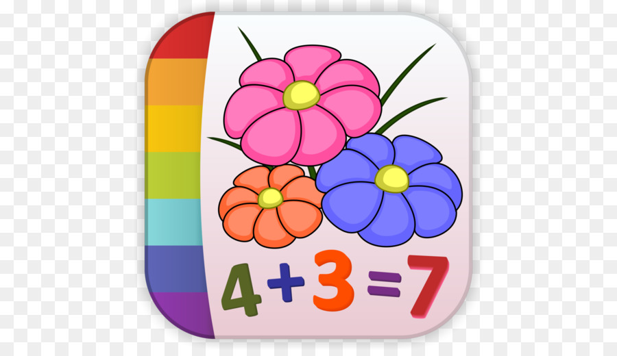 El Color De Los Números De Las Flores，Apple PNG