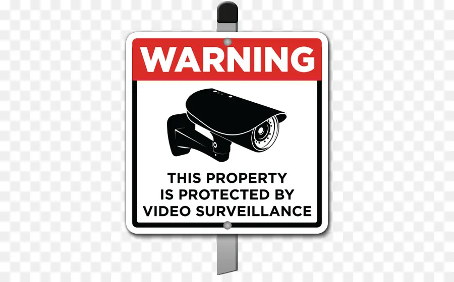 Videovigilancia，Advertencia PNG