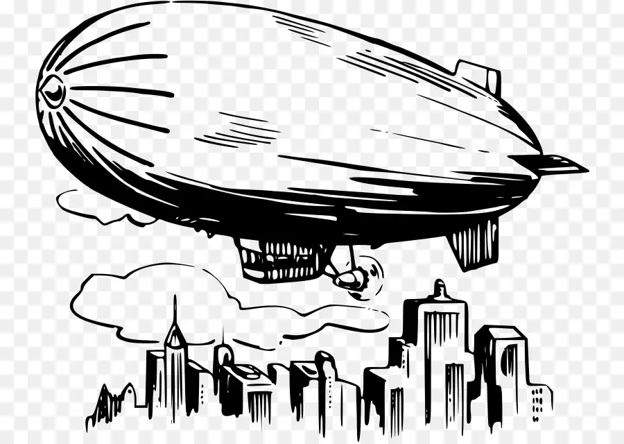 Godyear Blimp，Dirigible PNG