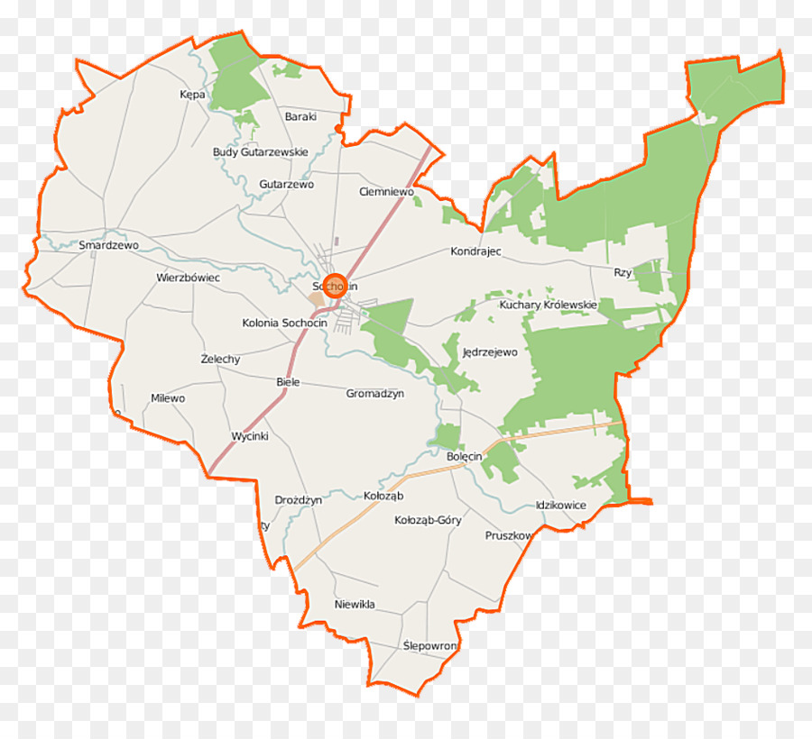 Płońsk，Mapa PNG
