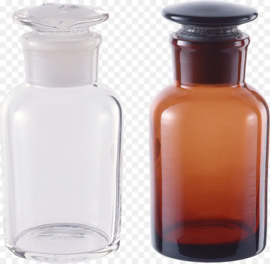 Botellas De Vidrio，Claro PNG