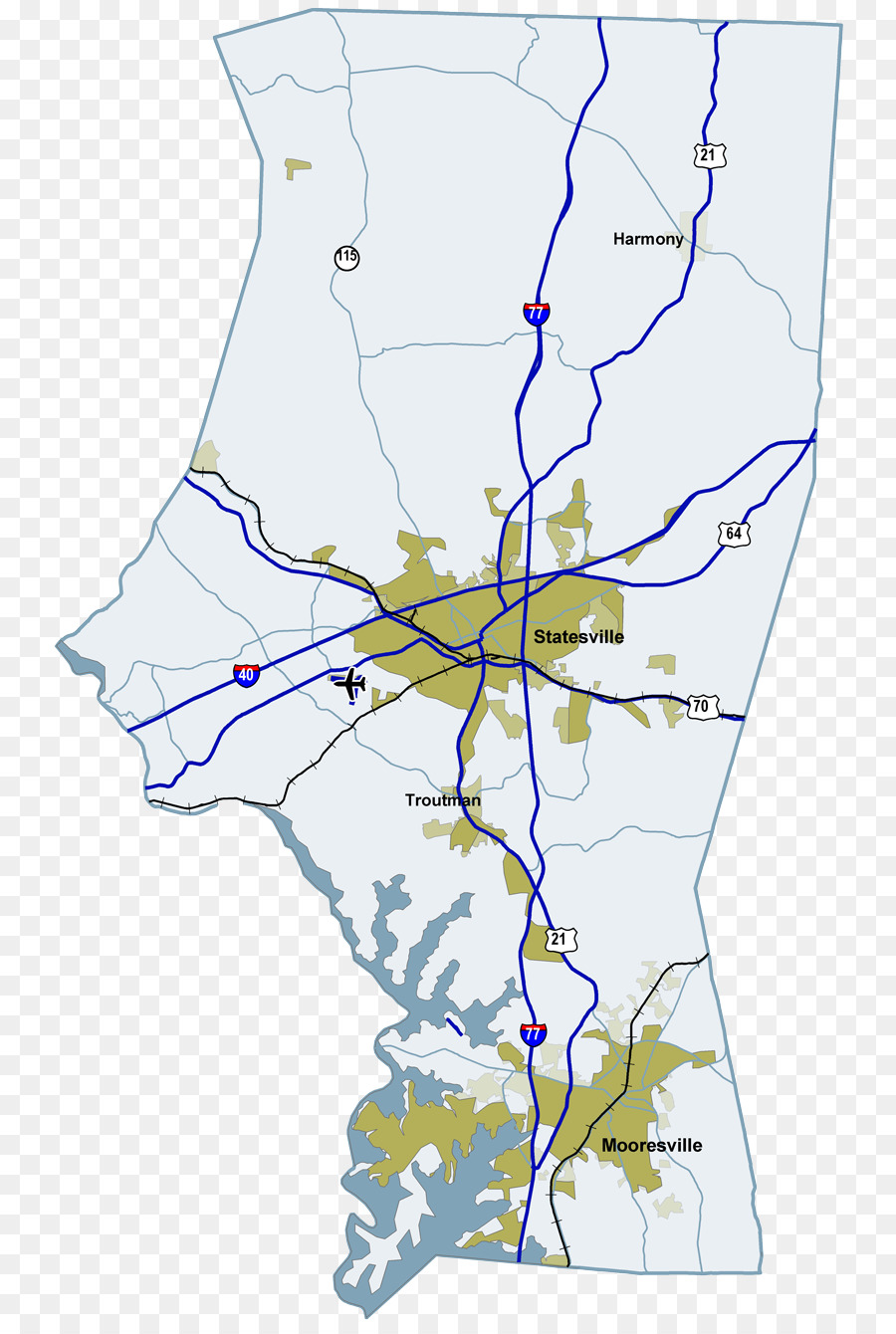 Lago Normando，Mapa PNG