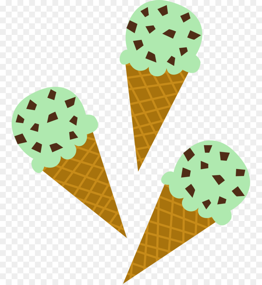 Conos De Helado，Menta PNG