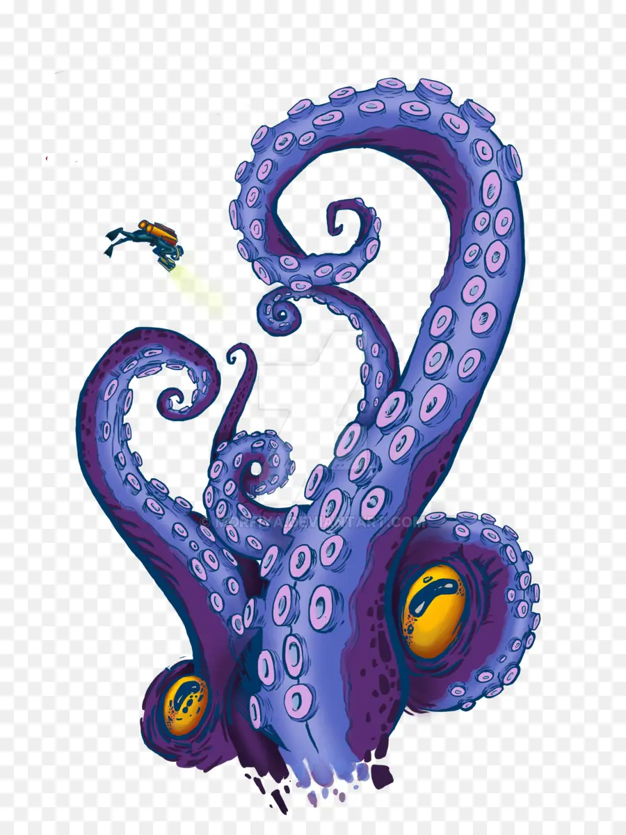 Pulpo，Tentáculo PNG