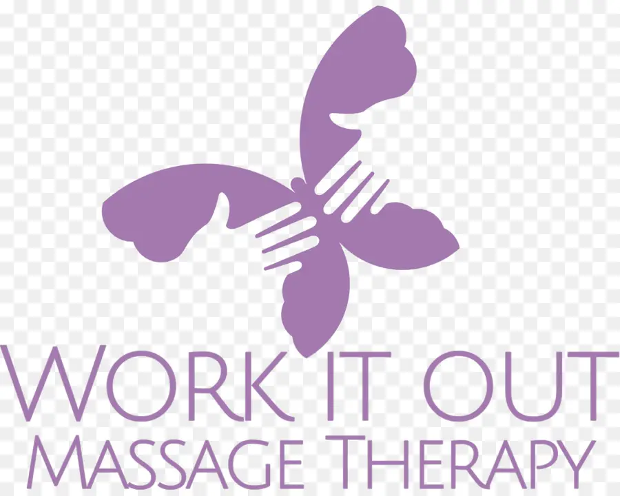 Logotipo De Terapia De Masaje Work It Out，Masaje PNG