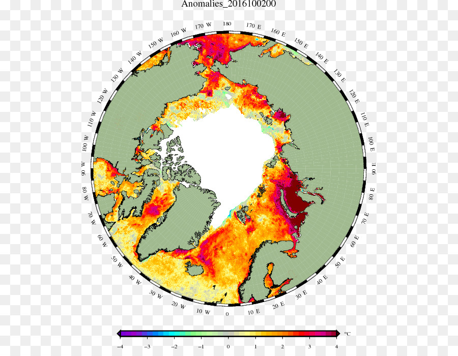 Océano Ártico，Polo Norte PNG