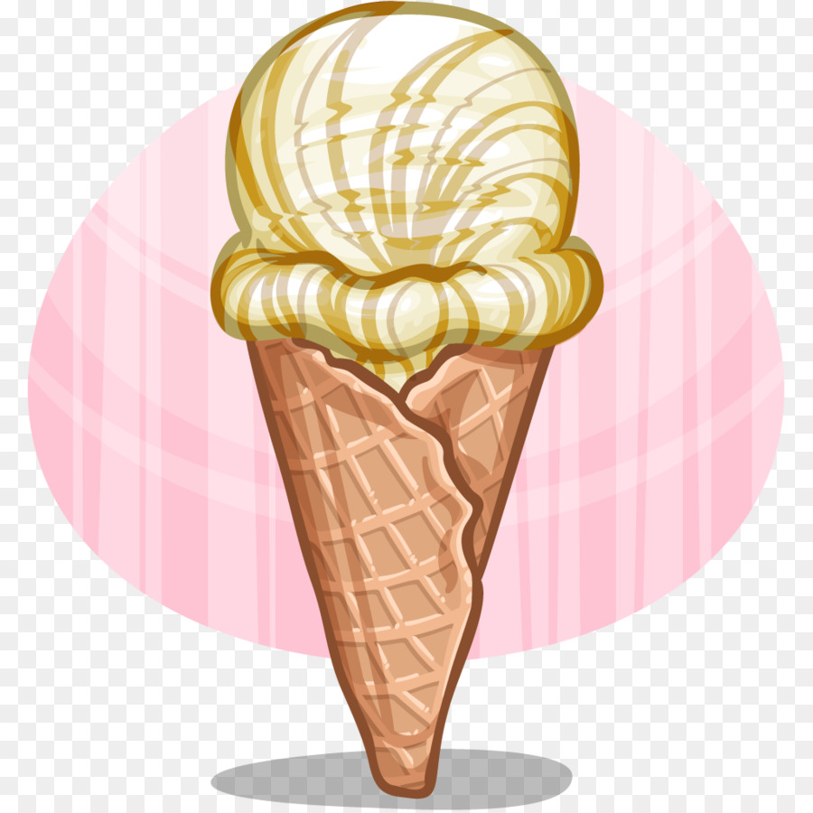 Cono De Helado，Postre PNG