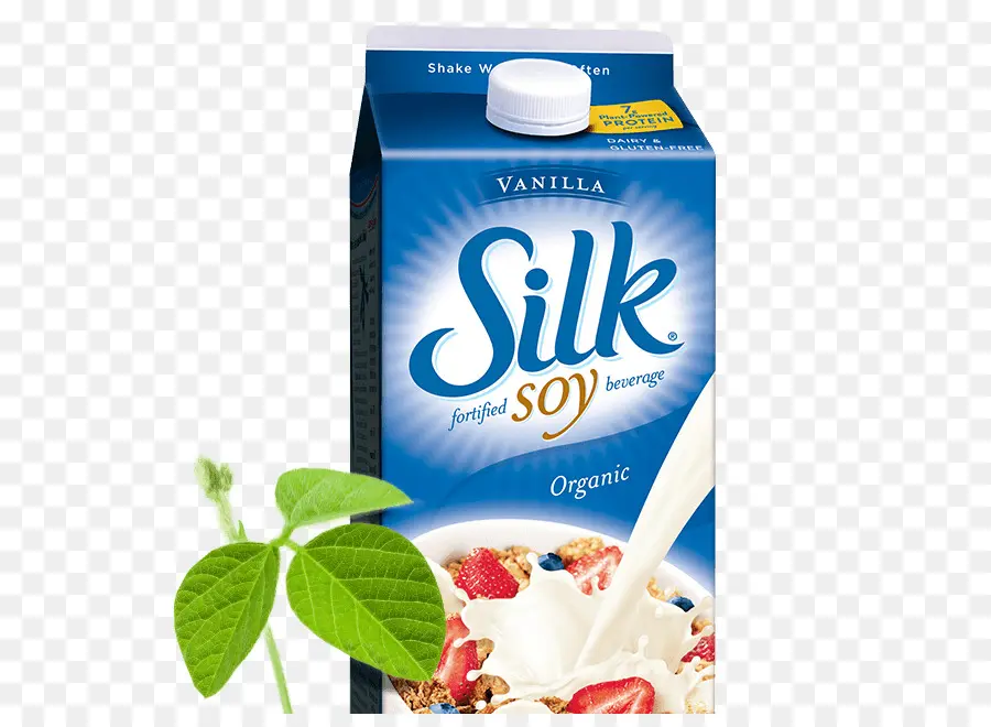 Leche De Soja De Seda，Vainilla PNG