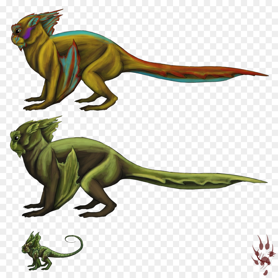 Tyrannosaurus，Velociraptor PNG