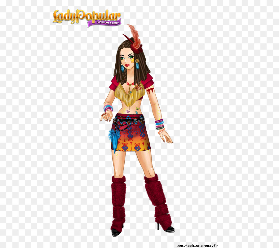 Lady Popular，Dressup PNG