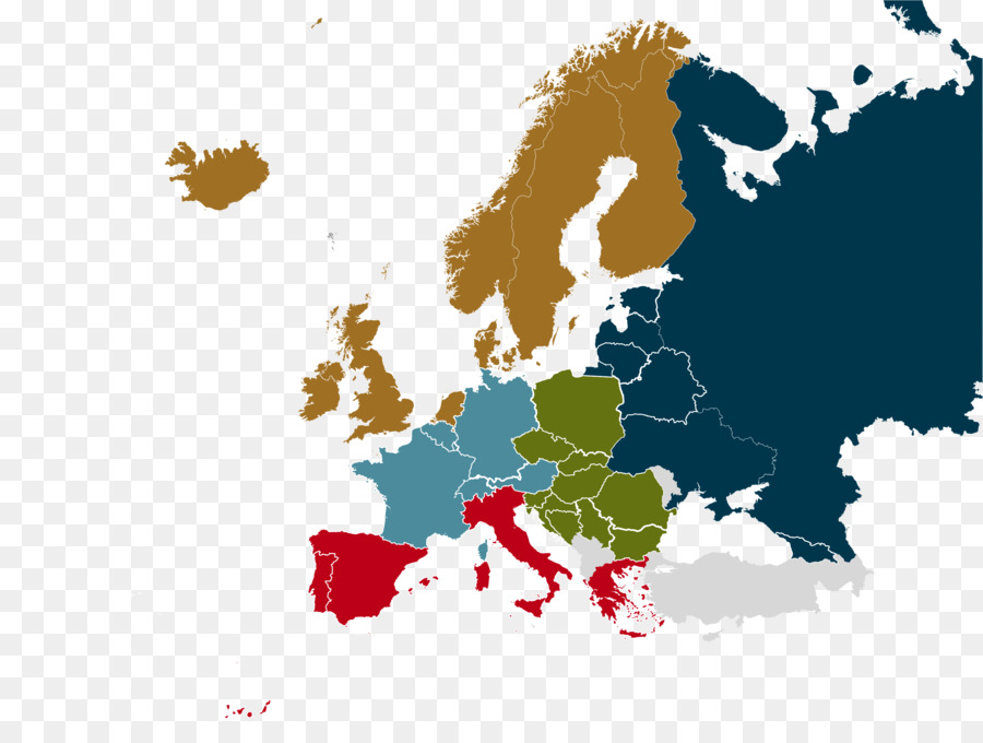 Mapa De Europa，Países PNG