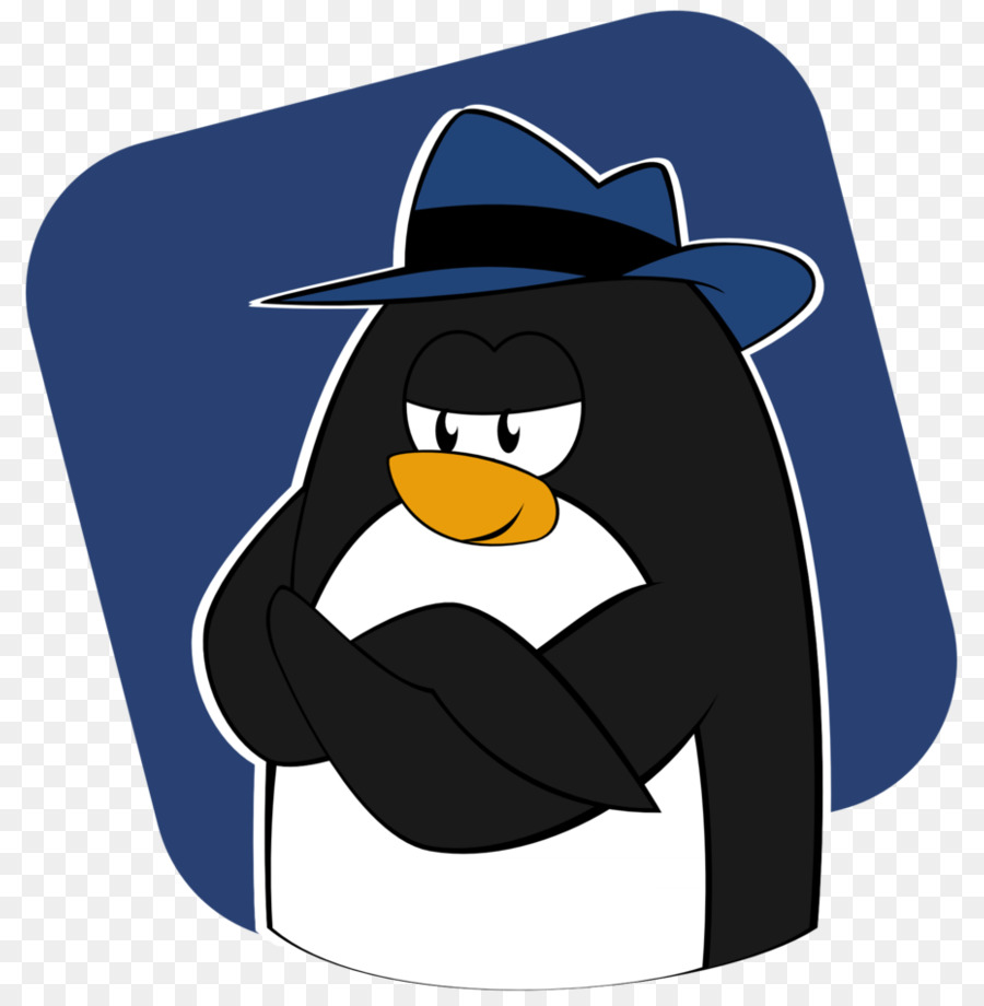 Pingüino Con Sombrero，Pájaro PNG