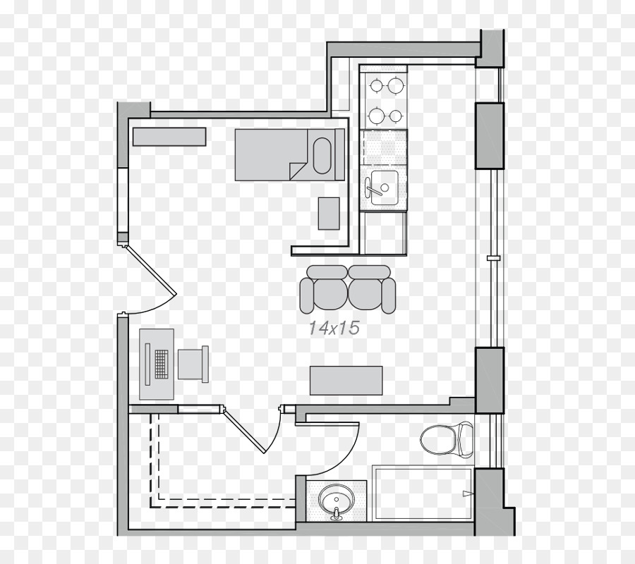 Plano De Planta，Alojamiento PNG