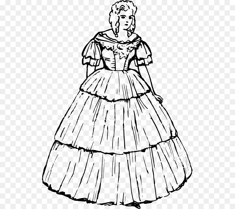 Mujer Vestida，Histórico PNG