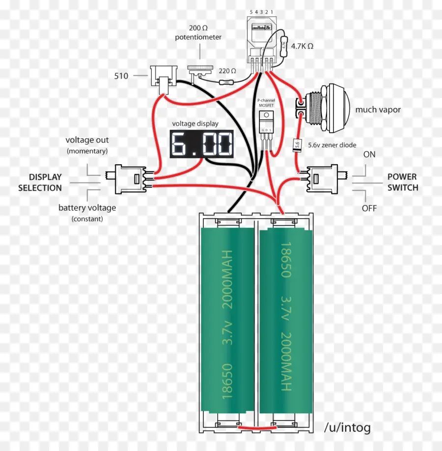 Diagrama Del Circuito De La Batería，Circuito PNG