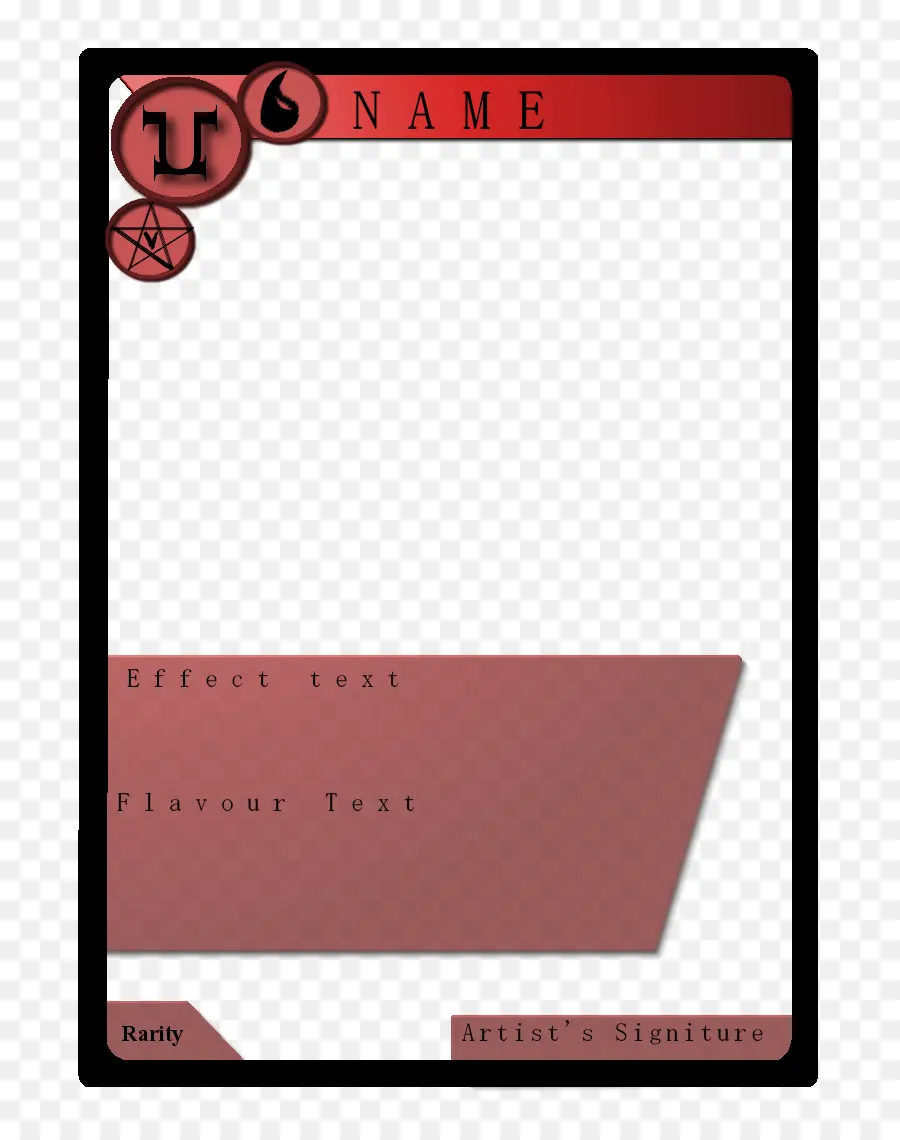 Plantilla De Tarjeta，Rojo PNG