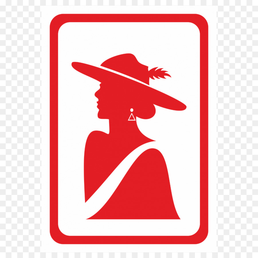 Silueta Roja De Mujer，Perfil PNG