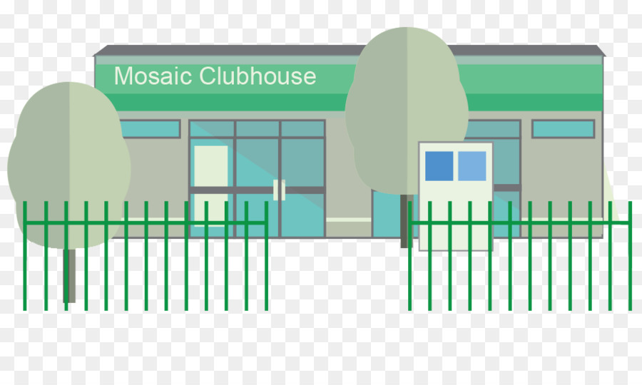 Mosaico De La Casa Club，Fachada PNG