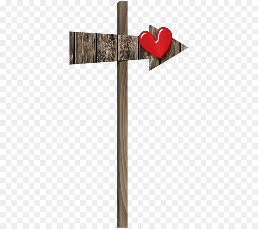 Cartel De Madera Con Corazón，De Madera PNG