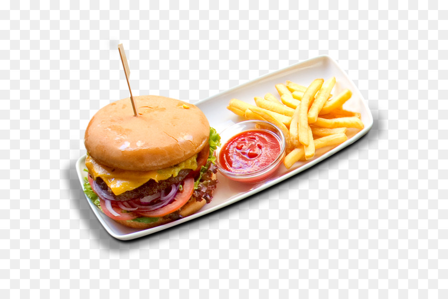 Las Papas Fritas，Hamburguesa Con Queso PNG