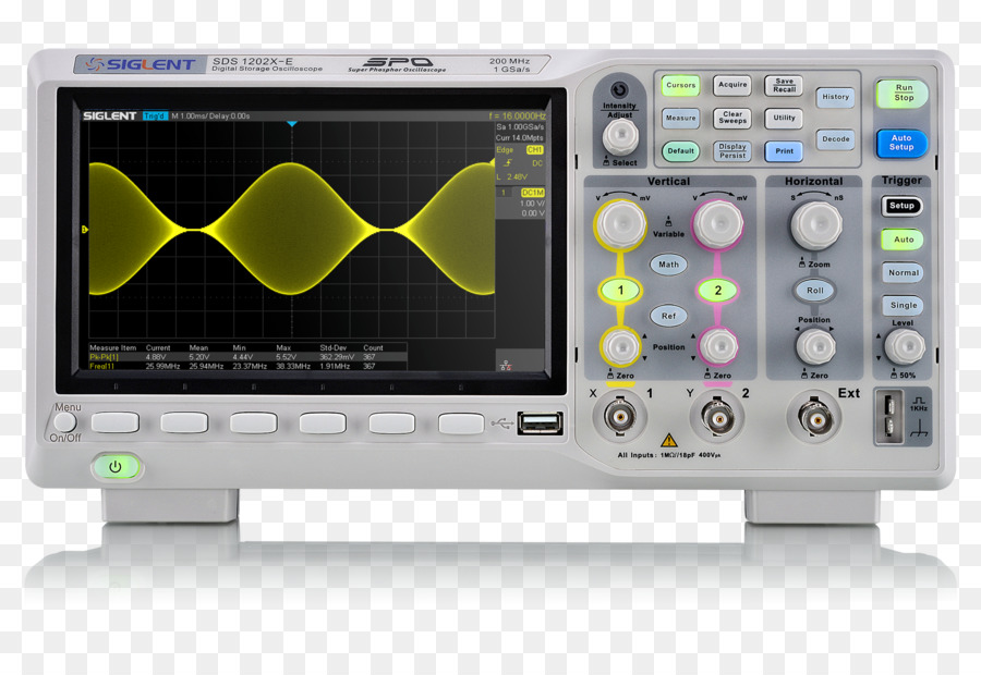 Osciloscopio，Osciloscopio De Almacenamiento Digital PNG