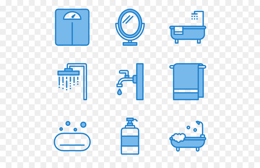 Iconos De Equipo，Cuarto De Baño PNG