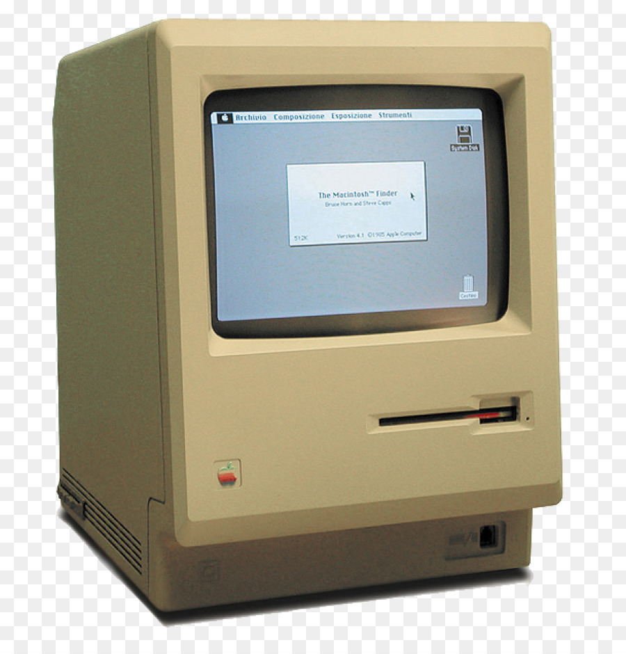 Computadora Macintosh Antigua，Manzana PNG