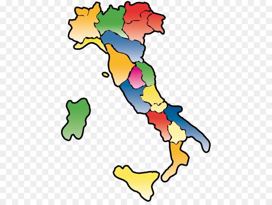 Mapa De Italia，País PNG