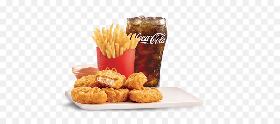 Mcdonald De Chicken Mcnuggets，Cocacola PNG