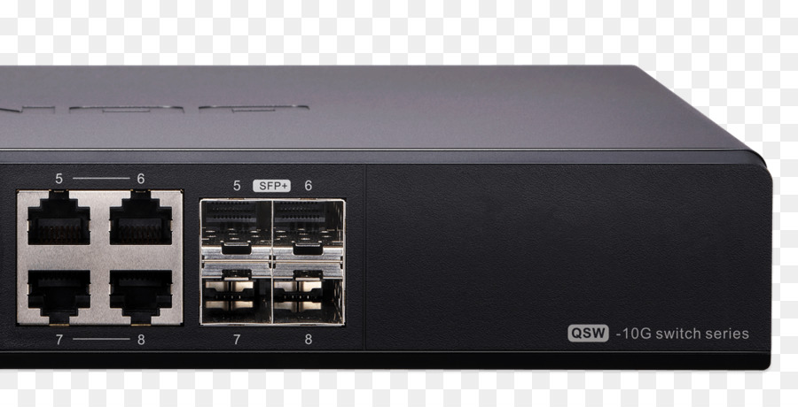 10 Gigabit Ethernet，Qnap 10g Interruptor Qsw8044c PNG