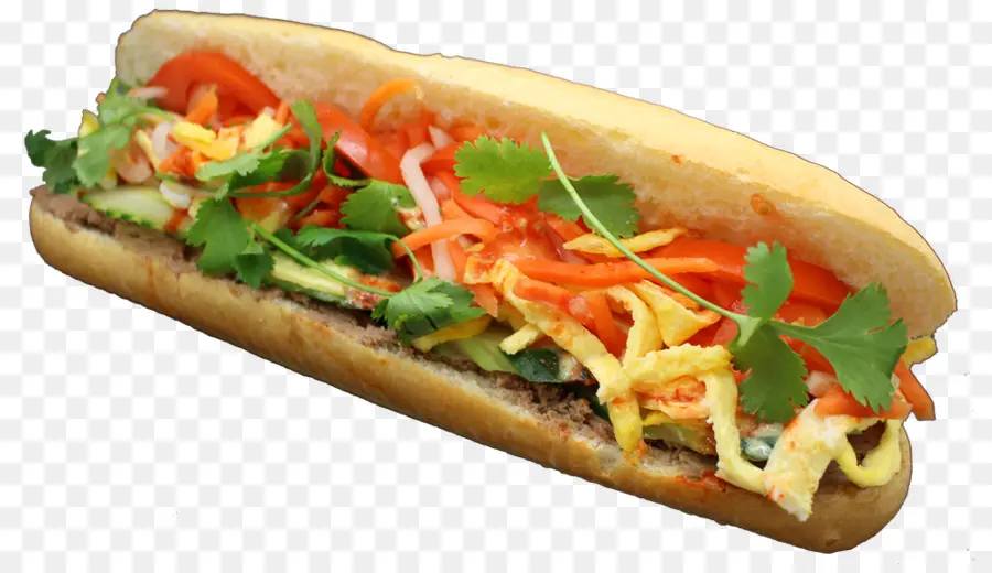 Bánh Mì，Cocina Vegetariana PNG