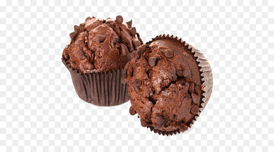 Muffins De Chocolate，Postre PNG