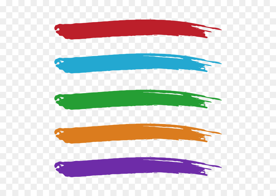 Trazos De Pincel Coloridos，Textura PNG