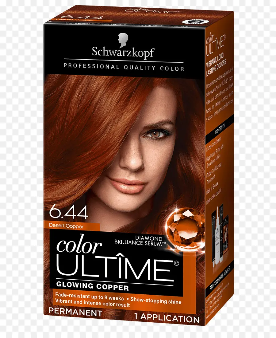 Caja De Color De Cabello，Cobre PNG