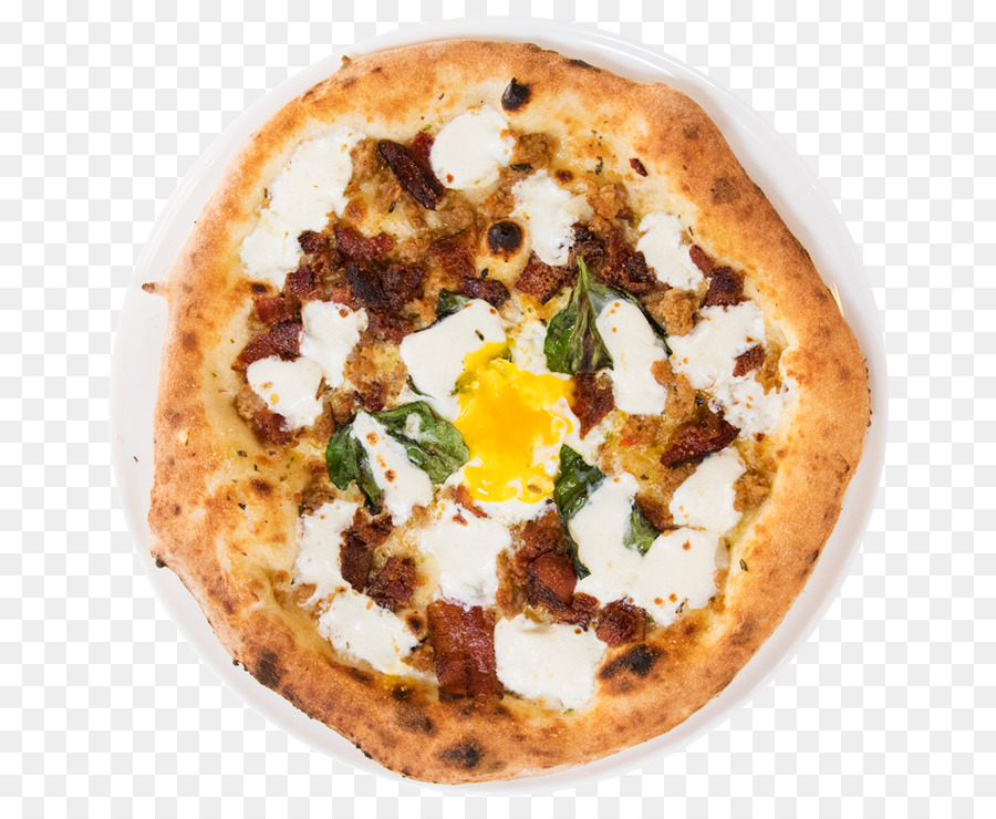 Pizza Con Huevos，Alimento PNG