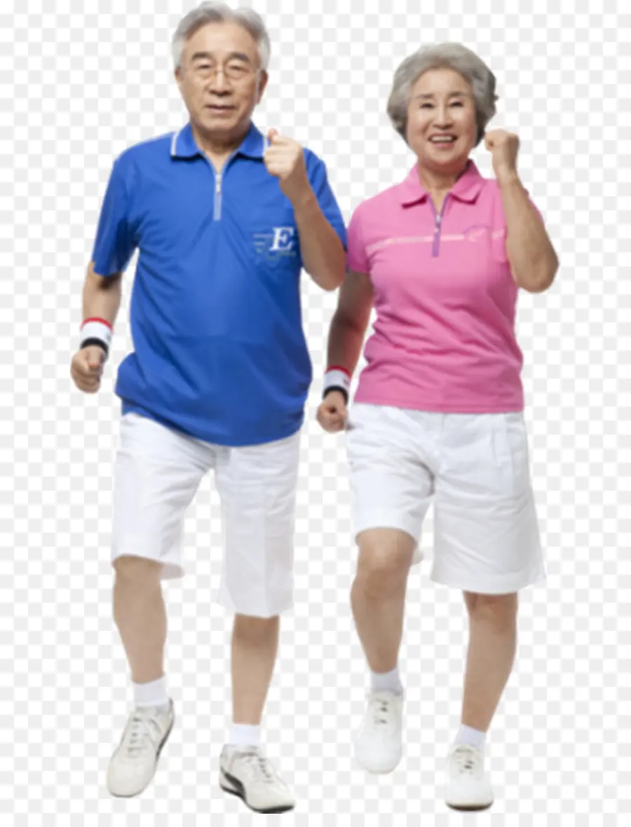 Pareja De Ancianos Caminando，Ejercicio PNG