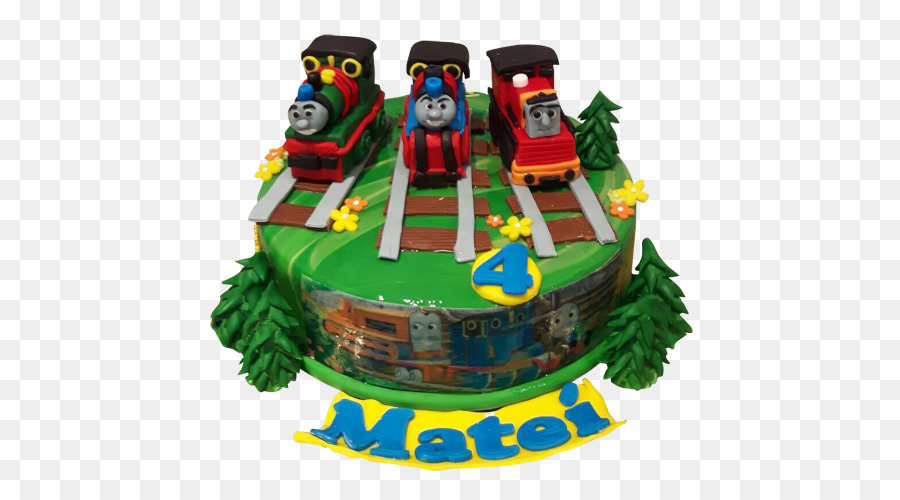 Pastel De Tren，Cumpleaños PNG