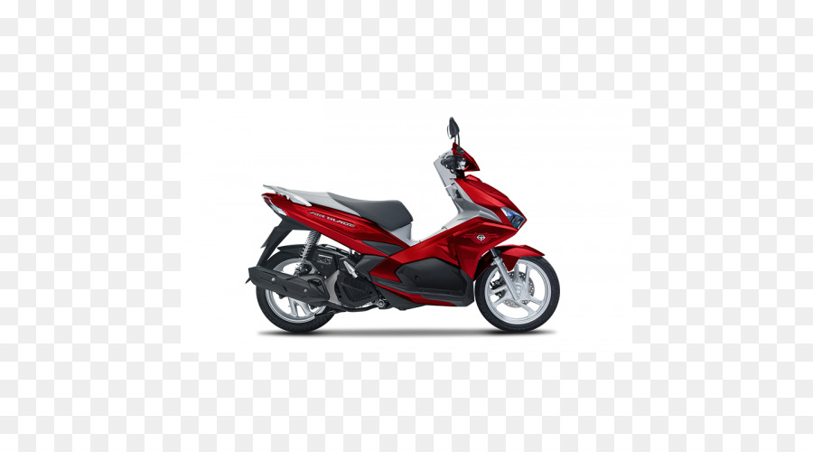 Motocicleta Roja Y Negra，Scooter PNG