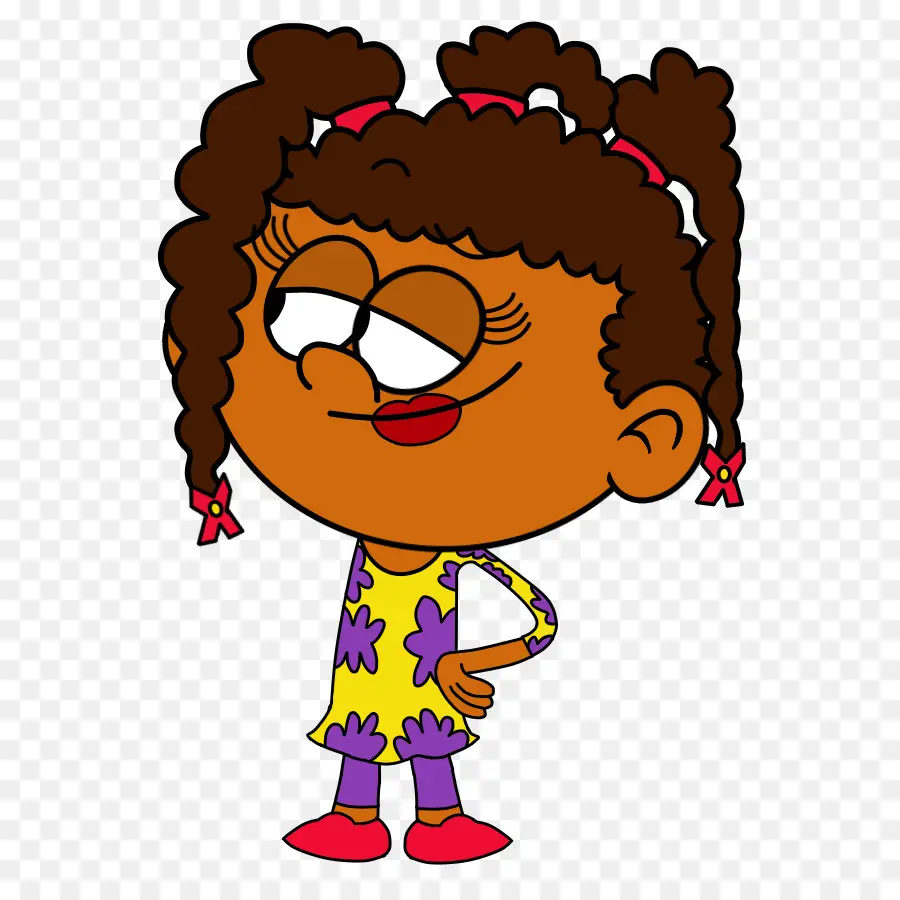 Niña De Dibujos Animados，Animado PNG