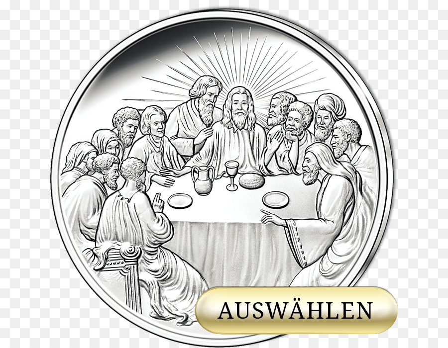 Moneda De La última Cena，Jesús PNG