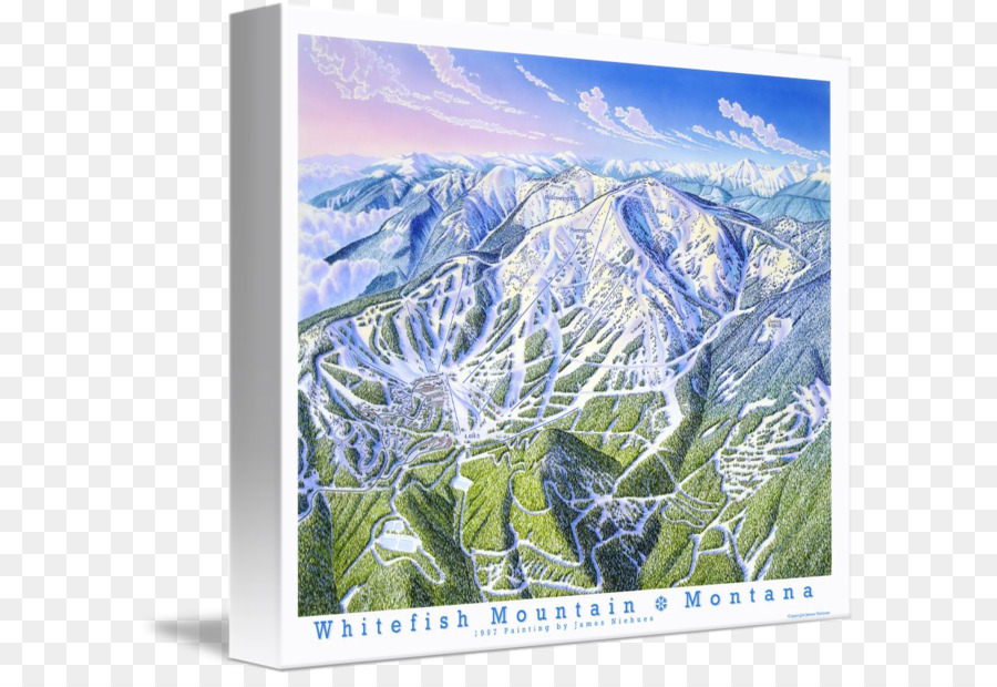 Whitefish Mountain Resort，Pescado Blanco PNG