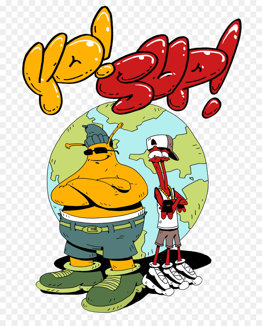 Toejam Earl，Toejam Earl En Pánico En Funkotron PNG