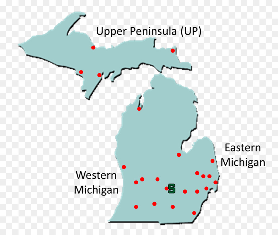 Península Inferior De Michigan，Península Superior De Michigan PNG